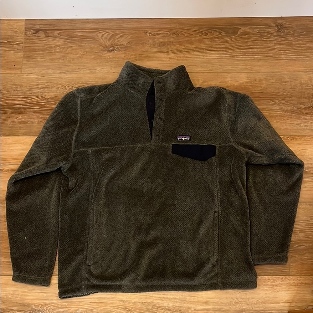 Patagonia Gray Fleece Pullover